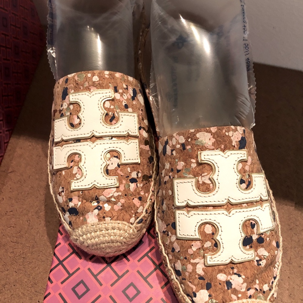 Tory Burch confetti espadrilles size 7.5